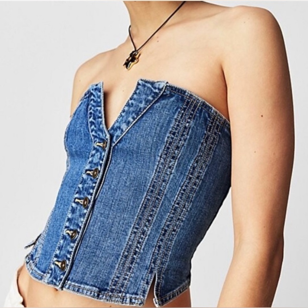 We The Free from Free People | Miray denim tube | size S